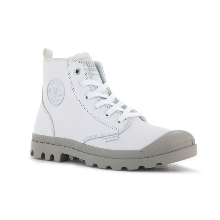 Palladium Pampa Hi Zip SL Laarzen Dames Wit | NL 30TKIML